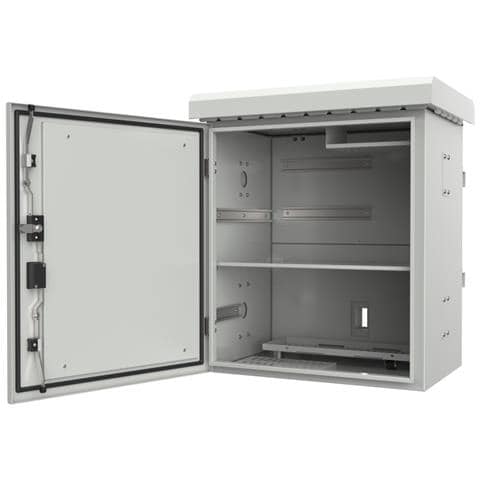 Techly Armadio Rack 19" Fissaggio a Palo P 425 mm IP66 Maxi, Lucchetti, 25,2 kg, Grigio - Foto 3