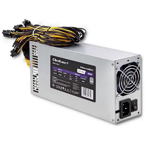 Qoltec 50349, 1800 W, 180 - 240 V, 47 - 63 Hz, 9 A, Attivo, 1788 W - Foto 1