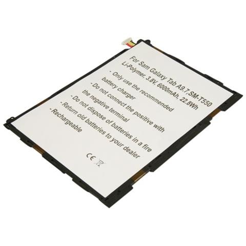 Batteria Per Samsung Galaxy Tab A 9.7 Li-polimero 3.8v 6000mah 22.8wh - Foto 1