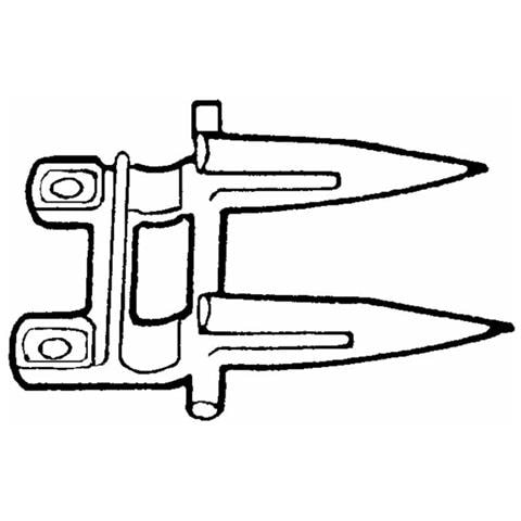 Dente Doppio Adattabile New Holland 379720930 Confezione Da 10 Pezzi - Foto 1
