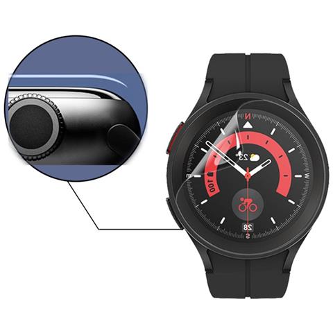 Protezione Schermo In Tpu Idrogel Compatibile Con Garmin Forerunner 165 - Posizionamento Semi-adesivo (confezione Da 2) - Foto 4