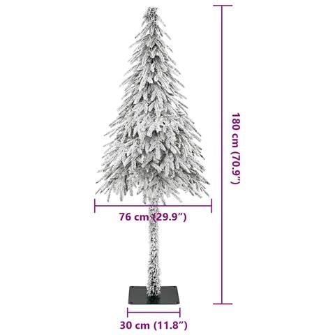 Albero di Natale artificiale Bianco 76 x 76 x 180 cm - Foto 7