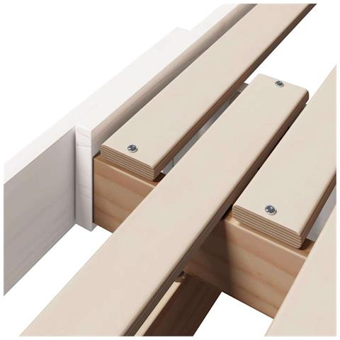 Letto Estensibile per Bambini Other Bianco 80 x 130 / 165 / 200 cm - Foto 9