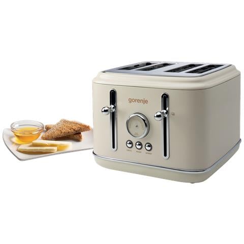 Tostapane T2300CLIN 4 Fette Potenza 1150 W Colore Beige - Foto 2