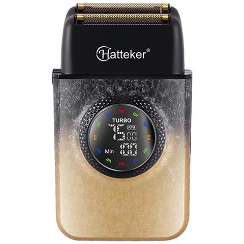 Rasoio Elettrico A Lamina Con Display Led, Ricaricabile Usb, Uso Asciutto E Bagnato Yellow - Foto 5
