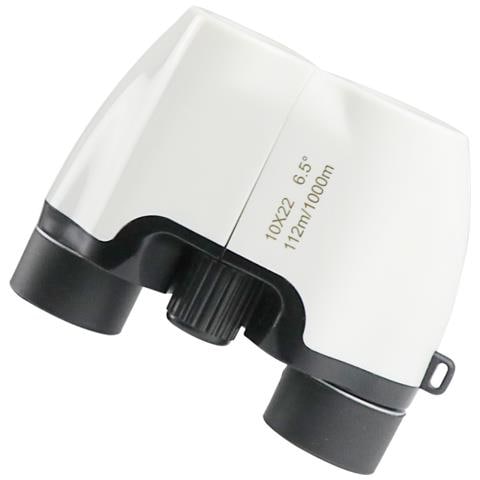 Binocolo Compatto 10x22 - Alta Definizione E Portatile Per Concerti E Attività All'aperto White - Foto 2