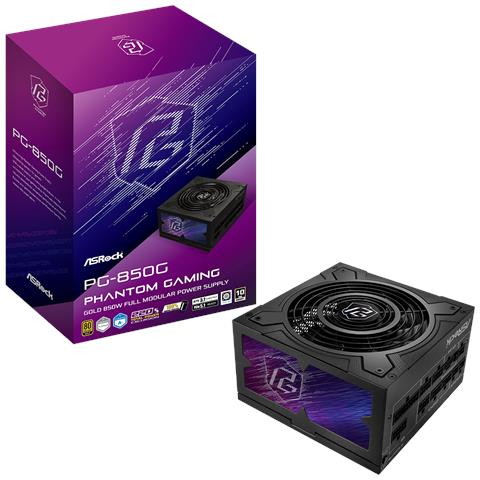 Phantom Gaming PG-850G alimentatore per computer 850 W 20+4 pin ATX ATX Nero - Foto 1