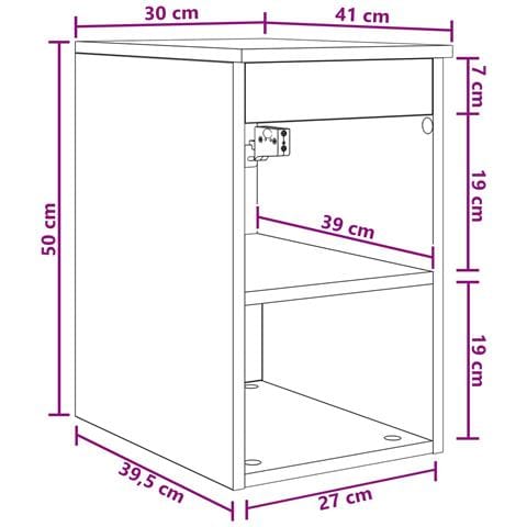 Armadio Bagno In-between Rovere Sonoma 30 x 41 x 50 cm - Foto 7
