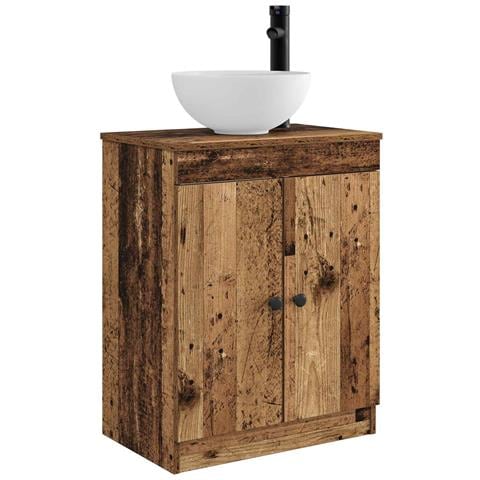 Mobile da bagno con lavabo Legno antico 54 x 35 x 83 cm - Foto 1