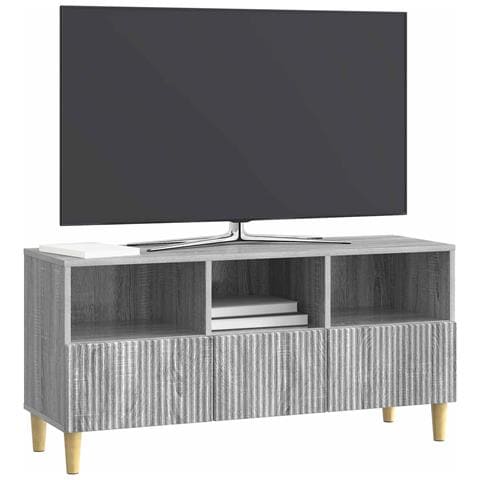Mobile TV Grigio Sonoma 102 x 34,5 x 50 cm Legno ingegnerizzato - Foto 2