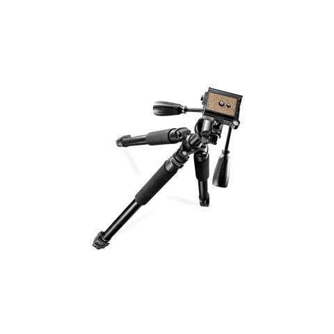 Treppiede con Testa a 3 Movimenti Altezza Max 185 cm Nero 18835-EU - Foto 2