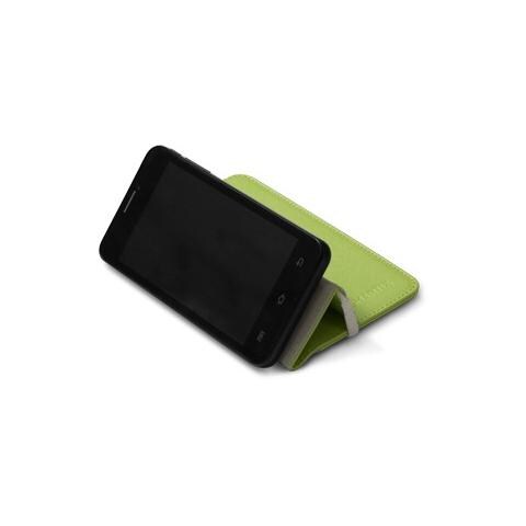 Custodia in Pelle per Smartphone 4" - Colore Verde - Foto 3