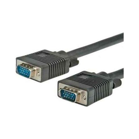 Cavo Video Roline Value - VGA - for Dispositivo video - 2 m - HD-15 Maschio VGA - HD-15 Maschio VGA - Nero - Foto 1