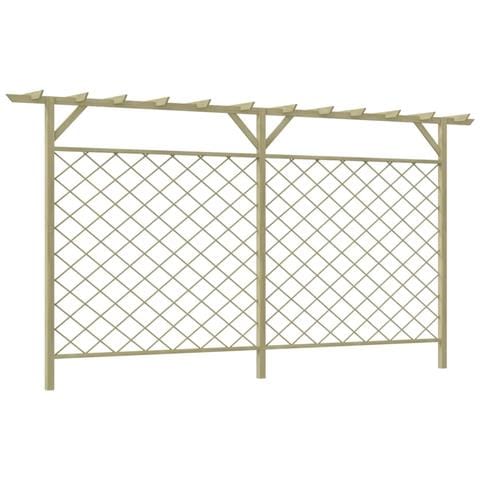 Recinzione Di Lattice Con Pergolato Per Giardino - Foto 1