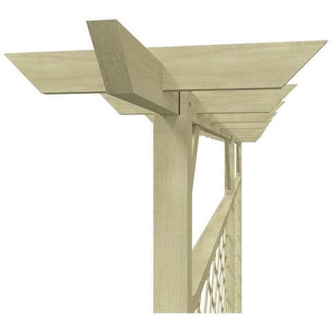 Recinzione Di Lattice Con Pergolato Per Giardino - Foto 5