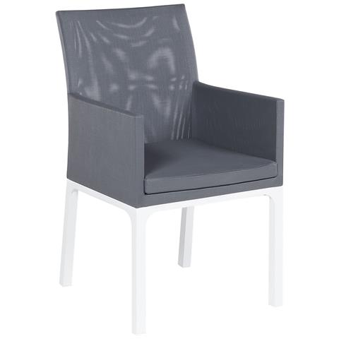 Set Di 2 Sedie Da Giardino Grigie Bacoli - Foto 18