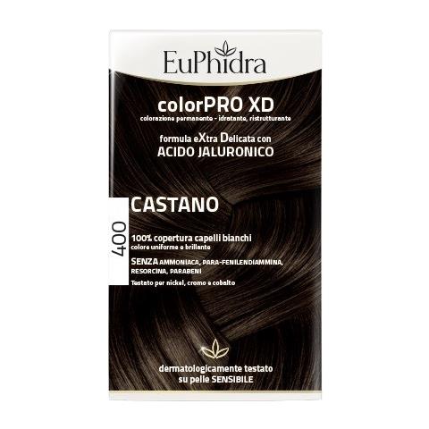 Colorpro Xd 400 Castano Gel Colorante Capelli In Fl Acone + Attivante + Balsamo + Guanti - Foto 1