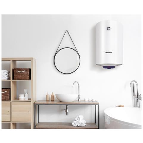 Verticale Boiler Sistema per caldaia singola Potenza 1500 Watt Capacità 50 Litri Colore Blu, Bianco - Foto 2
