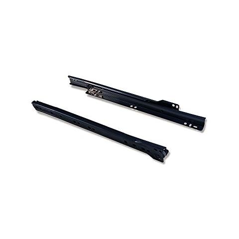 3019614 Guida-binario Con Cuscinetti A Rulli Per Cassetto, Verniciato Nero, 250 Mm, Set Di 5 - Foto 4