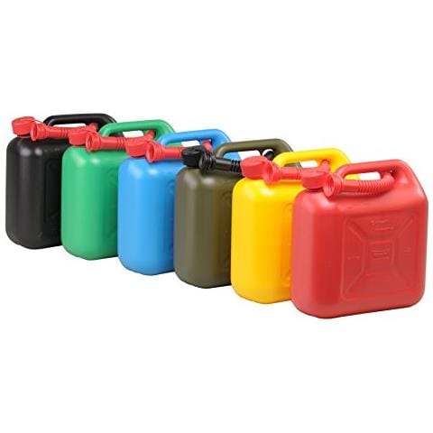 No Tanica Carburante Dal Livello 10 Litri, Hdpe Colore Nero, Con Omologazione Un, Accessori Rossi - Foto 2