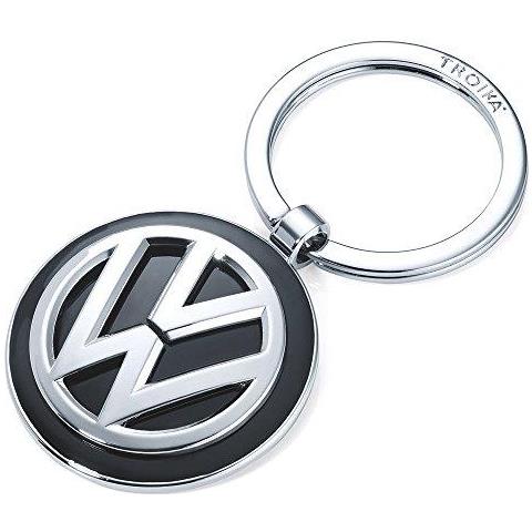 Portachiavi Kr16-05 Vw Vw Emblem 1 Portachiavi Ufficiale Su Licenza Da Volkswagen Lucido Metallo Fuso Metallo Originale - Foto 1