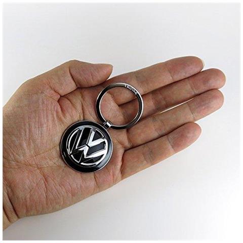 Portachiavi Kr16-05 Vw Vw Emblem 1 Portachiavi Ufficiale Su Licenza Da Volkswagen Lucido Metallo Fuso Metallo Originale - Foto 4