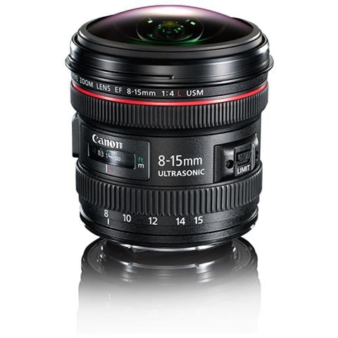 EF 8-15mm f / 4L Fisheye USM, SLR, 14/11, Obiettivo ampio, , 0,34x, Nero - Foto 1