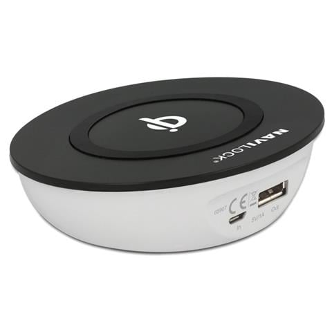 Qi, Interno, Esterno, Universale, USB, Google Nexus 4, Nexus 5, Nexus 6, Nexus 7 (2013) , LG Optimus G Pro, Nokia Lumia 735, 830, 920, 930, , Contactless, Nero - Foto 3