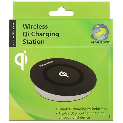 Qi, Interno, Esterno, Universale, USB, Google Nexus 4, Nexus 5, Nexus 6, Nexus 7 (2013) , LG Optimus G Pro, Nokia Lumia 735, 830, 920, 930, , Contactless, Nero - Foto 1