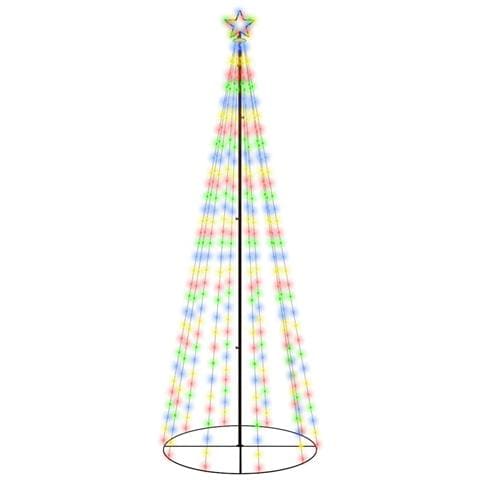 Albero di Natale a Cono Colorato 310 LED 100x300 cm - Foto 1