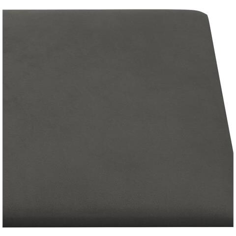 Pannelli Murali 12 Pz Grigio Scuro 30x30 Cm Velluto 1,08 M - Foto 7