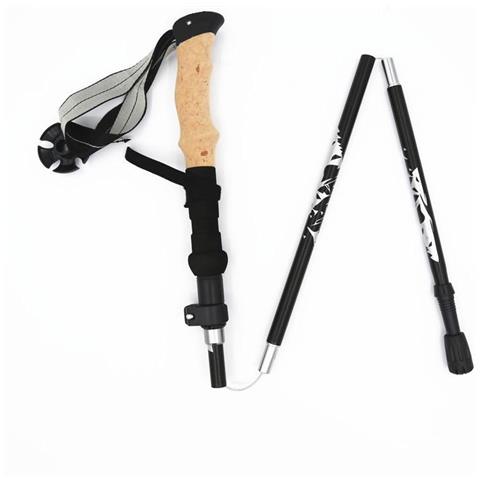 Bastoncini Da Trekking Pieghevoli Con 5 Sezioni E Buon Assorbimento Degli Urti   1 Confezione - Foto 1