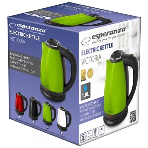 EKK013G bollitore elettrico 1,8 L 1800 W Nero, Verde - Foto 2