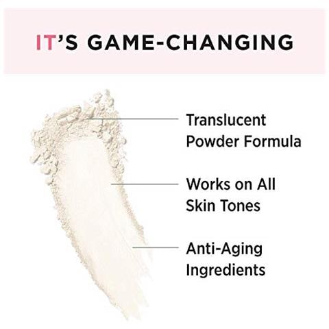 Bye Bye Pores - Cipria Fissante Con Finitura Senza Pori - Tonalità Traslucida Universale - Contiene Peptidi Antietà, Seta, Collagene Idrolizzato E Antiossidanti - 023 Oz - Foto 2