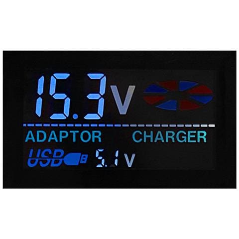 Alimentatore univ.Notebook con Display, 15-20V e USB 5V, 90W, 12 Plugs - Foto 8