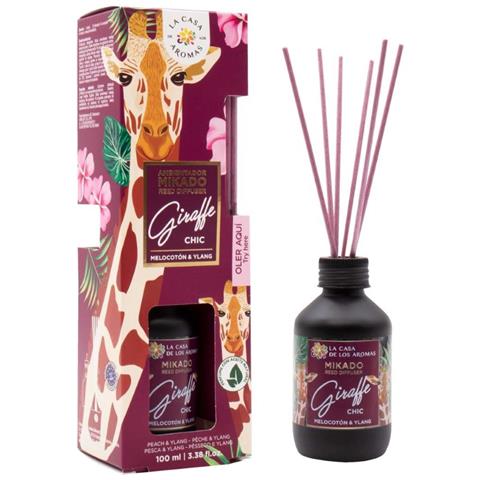 Bastoncini Profumati La Casa De Los Aromas Giraffe Chic Pesca Ylang Ylang (100 Ml) - Foto 1