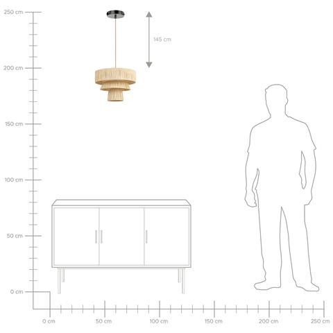 Lampadario Chambo Carta Naturale - Foto 14