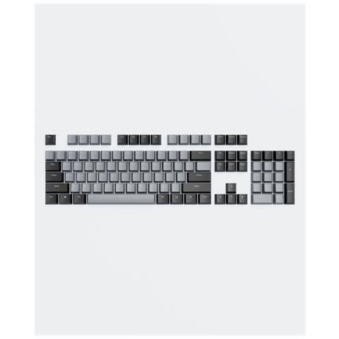 Ks-46 (grigio / Nero) - Keycaps Pbt [eng /ru /ua] - Foto 1