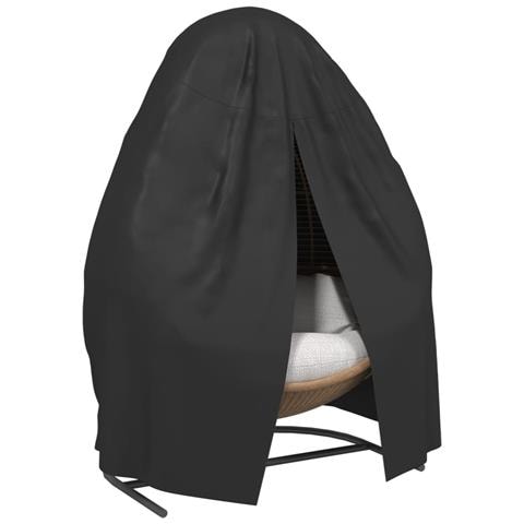 Copertura Poltrona Sospesa Doppia Nera 146x210cm 420d Oxford - Foto 3