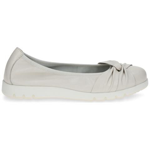 Offwhite Soft Casual Closed Ballerinas Ballerine Pelle Scarpe Donna Beige Eu 37, 9-22163-20-144 - Foto 1