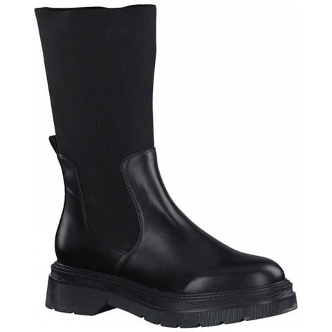 Black Casual Booties Stivaletti Sintetico E Tessile Scarpe Donna Nero Eu 37, 1-25425-27 020 - Foto 2