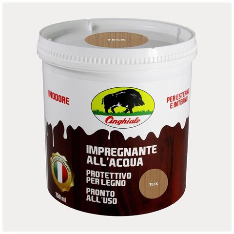 Cinghiale - Impregnante All'acqua Teck 0,75 Lt - Foto 1