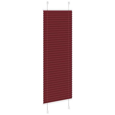 Tenda Plissettata Rosso Bordeaux 50x100 Cm Larghezza Tessuto - Foto 10