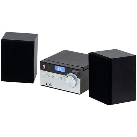 CR 1173 impianto stereo portatile Analogico e digitale 10 W AM, FM Nero, Argento Riproduzione MP3 - Foto 1