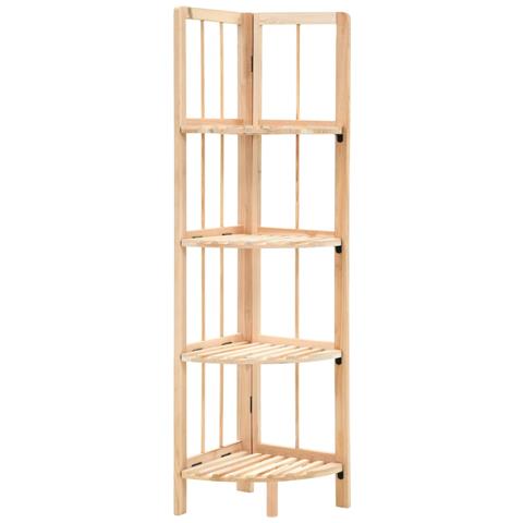 Lusso Casadino -  Scaffale Ad Angolo In Legno Di Cedro 27x27x110 Cm - Foto 2