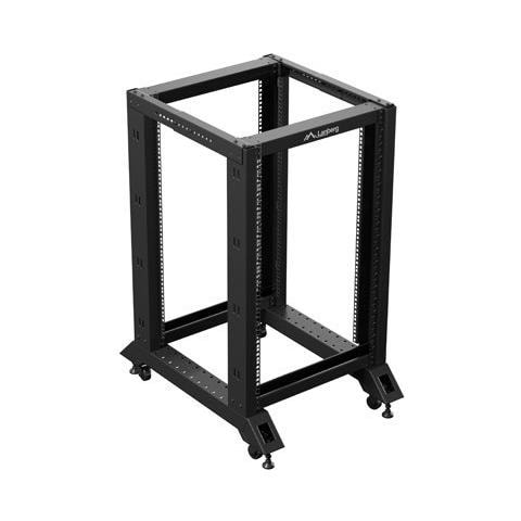 Lanberg OR01-6818-B, Rack indipendenti, 18U, 600 kg, Rotelle, 23 kg, Nero - Foto 2
