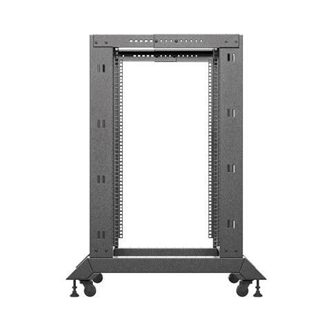 Lanberg OR01-6818-B, Rack indipendenti, 18U, 600 kg, Rotelle, 23 kg, Nero - Foto 7