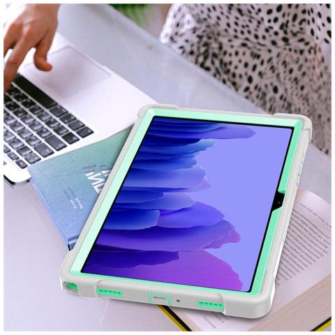Custodia Per Samsung Galaxy Tab A8 10.5"" Cavalletto E Tracolla Menta - Foto 2