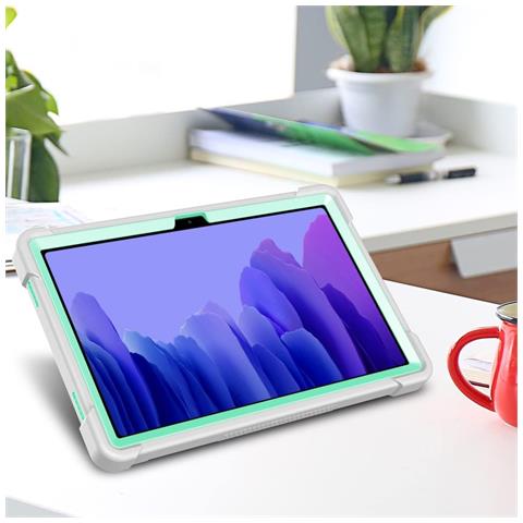 Custodia Per Samsung Galaxy Tab A8 10.5"" Cavalletto E Tracolla Menta - Foto 4