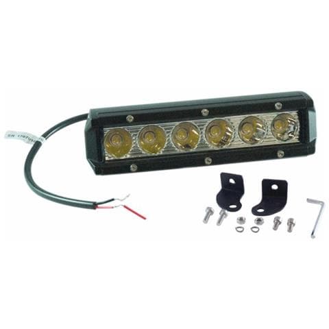 Faro Da Lavoro A Barra 6 Led Epistar A Lungo Raggio Spot 30w Ip67 - Foto 1